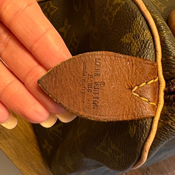 Louis Vuitton Monogram Canvas Top-Handle Satchel - Brown/Gold - Picture 4 of 7